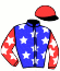 casaque portée par Gervais Mme Aur. jockey du cheval de course GRIMALDI DU MONT, information pmu ZETURF