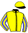 casaque portée par Kantela T. jockey du cheval de course HEAVEN MARGAUX, information pmu ZETURF
