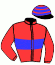 casaque portée par Beaucamp B. jockey du cheval de course KRAK D'AMOUR, information pmu ZETURF