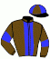 casaque portée par Ferre C. jockey du cheval de course LIONEL ECUS, information pmu ZETURF