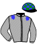 casaque portée par Duchier C. jockey du cheval de course HALICANTE MABON, information pmu ZETURF