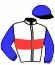 casaque portée par Rebeche A. jockey du cheval de course LAUTREC QUICK, information pmu ZETURF