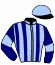 casaque portée par Thomain D. jockey du cheval de course JASTAR, information pmu ZETURF casaque portée par Thomain D. jockey du cheval de course JASTAR, information pmu ZETURF