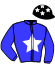 casaque portée par Testard C. jockey du cheval de course LOUNA D'HUCHELOUP, information pmu ZETURF