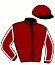 casaque portée par Wissocq L. T. jockey du cheval de course GRAHAL DES RIOULTS (FR), information pmu ZETURF