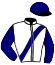 casaque portée par Monnier G. jockey du cheval de course CLYDE BARROW (FR), information pmu ZETURF