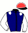 casaque portée par Raffin E. jockey du cheval de course DORLANDO DU VIVIER (FR), information pmu ZETURF