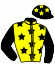 casaque portée par Martino S. jockey du cheval de course CRIMSON LAKE (GB), information pmu ZETURF