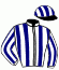 casaque portée par Grosbois C. jockey du cheval de course IMBLEVILLE (FR), information pmu ZETURF