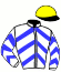 casaque portée par Raffin E. jockey du cheval de course JOKE, information pmu ZETURF