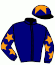 casaque portée par Justum M. jockey du cheval de course ROCHEUX, information pmu ZETURF