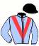 casaque portée par Lebouc Hug. jockey du cheval de course DREAM WINE, information pmu ZETURF