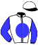 casaque portée par D' Andigne O. jockey du cheval de course WHAT A FAIR FOOT, information pmu ZETURF