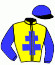 casaque portée par Plumas Y. jockey du cheval de course HISSEHODINI, information pmu ZETURF