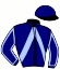 casaque portée par Trihollet A. jockey du cheval de course IXELLE BLEUE, information pmu ZETURF casaque portée par Trihollet A. jockey du cheval de course IXELLE BLEUE, information pmu ZETURF
