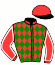 casaque portée par Rebeche A. jockey du cheval de course JOYCE D'YVI, information pmu ZETURF casaque portée par Rebeche A. jockey du cheval de course JOYCE D'YVI, information pmu ZETURF