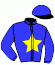 casaque portée par Baranger D. jockey du cheval de course GONNA FLY, information pmu ZETURF