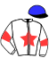 casaque portée par Bernard A. jockey du cheval de course BOKRA FIL MISHMISH, information pmu ZETURF casaque portée par Bernard A. jockey du cheval de course BOKRA FIL MISHMISH, information pmu ZETURF