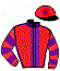 casaque portée par Lecomte D. jockey du cheval de course HEAVENLY SUN, information pmu ZETURF