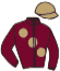 casaque portée par Rousset Y. jockey du cheval de course BROCK CAFE, information pmu ZETURF casaque portée par Rousset Y. jockey du cheval de course BROCK CAFE, information pmu ZETURF