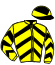 casaque portée par Lajon W. jockey du cheval de course KHUM DU LARGE, information pmu ZETURF casaque portée par Lajon W. jockey du cheval de course KHUM DU LARGE, information pmu ZETURF