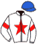 casaque portée par Akari-souidane Mme Sar. jockey du cheval de course ESTELLA MOBRAY, information pmu ZETURF