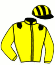 casaque portée par Justum M. jockey du cheval de course LEITIGIM, information pmu ZETURF