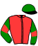 casaque portée par Marty R. jockey du cheval de course JOLYA DE POMMERAYE, information pmu ZETURF
