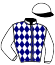 casaque portée par Roulland J. jockey du cheval de course FOLIE D'OREL (FR), information pmu ZETURF