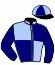 casaque portée par Dollion A. jockey du cheval de course HATCHI DU KLAU (FR), information pmu ZETURF
