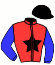 casaque portée par Hardy Mlle Noé. jockey du cheval de course HISTOIRE JOYEUSE (FR), information pmu ZETURF