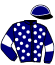 casaque portée par Martin L. A. jockey du cheval de course IMPERATOR LAND (FR), information pmu ZETURF