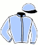 casaque portée par Gougeon A. jockey du cheval de course IDOLE DES BRUYERES, information pmu ZETURF