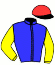 casaque portée par Fraigne Mlle I. jockey du cheval de course GET ON, information pmu ZETURF