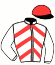 casaque portée par Lebarque V. jockey du cheval de course GIGI GAILLARD (FR), information pmu ZETURF