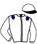 casaque portée par Desmigneux F. jockey du cheval de course HERINGTON WILLIAMS, information pmu ZETURF
