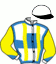 casaque portée par Ernault S. jockey du cheval de course KOREAN DE GLATIGNE, information pmu ZETURF