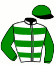 casaque portée par Delaunay Et. jockey du cheval de course ISTORIA MOON, information pmu ZETURF casaque portée par Delaunay Et. jockey du cheval de course ISTORIA MOON, information pmu ZETURF