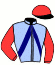 casaque portée par Blond D. jockey du cheval de course GAMILAN DE BOSSENS (FR), information pmu ZETURF