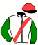 casaque portée par Bachelot T. jockey du cheval de course TWILIGHT'S BABY (DE), information pmu ZETURF
