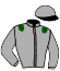 casaque portée par Journiac H. jockey du cheval de course TIME LEON (IE), information pmu ZETURF