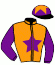 casaque portée par Grosso Mlle L. jockey du cheval de course HUNTRESS (FR), information pmu ZETURF