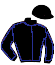 casaque portée par Poggionovo Mlle L. jockey du cheval de course FLOR DE SEDA (FR), information pmu ZETURF