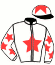 casaque portée par Lebouc Hug. jockey du cheval de course AGOSTA (FR), information pmu ZETURF