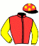 casaque portée par Barthelemy Mlle A. jockey du cheval de course GENY SPEEDHYCAT (FR), information pmu ZETURF