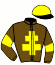 casaque portée par Morandeau Mme M. jockey du cheval de course GONZAGUE VALSORA (FR), information pmu ZETURF