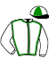 casaque portée par Blanchouin T. jockey du cheval de course AL CAPDAMUNT, information pmu ZETURF