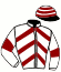 casaque portée par Roussel Léo jockey du cheval de course MONAGANE BOY (FR), information pmu ZETURF
