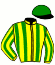 casaque portée par Grosbois C. jockey du cheval de course SWEET BABY, information pmu ZETURF