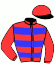 casaque portée par Justum M. jockey du cheval de course GUYLVESTRE DU ROC, information pmu ZETURF